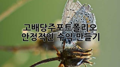 💰 고배당주포트폴리오: 안정적인 수익 만들기 🚀